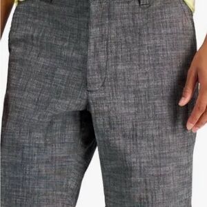 Club Room Men Regular-Fit 9" 4-Way Stretch Shorts Grey Sz 36 #100050909